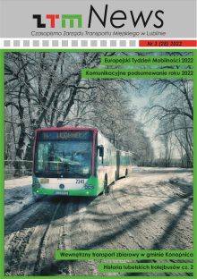 Okładka ZTM News czasopismo ZTM w Lublinie  Nr 2 (24) 2021 Wydanie specjalne